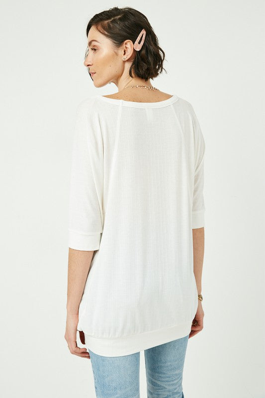 Womens Textured Sheer Off-Shoulder Top