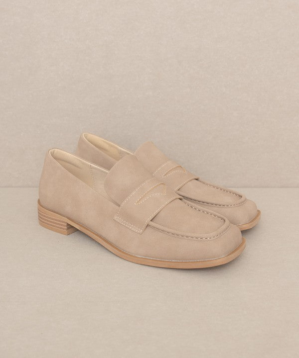 OASIS SOCIETY June - Square Toe Penny Loafers